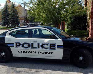 drunk driver crashes into crown point cop cars